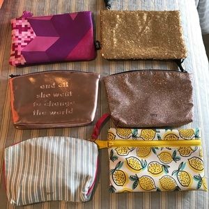 6 adorable Ipsy makeup bags